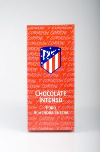 Gourmet Sport Chocolate Intenso Puro Almendra Entera Atlético de Madrid